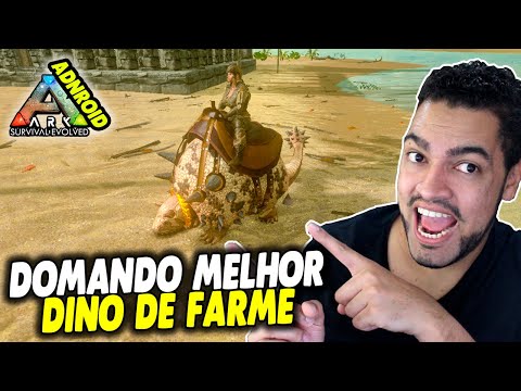 DOMANDO DOEDICURUS MELHOR DINO DE FARME DE PEDRA - ARK SURVIVAL Mobile Android e iOS #13