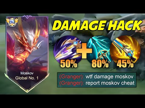 TOP 1 GLOBAL MOSKOV BEST HIGH DAMAGE HACK BUILD FOR 2025!! (MUST TRY) MOSKOV BEST BUILD 2025