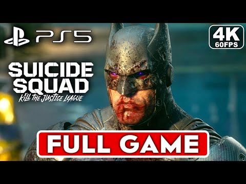 SUICIDE SQUAD KILL THE JUSTICE LEAGUE Gameplay Walkthrough FULL GAME [4K 60FPS PS5] - No Commentary