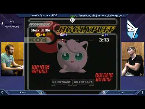 MMOM Bi-Monthly 11 SSBM - Kalvar (Marth) vs. Darc (Jigglypuff) - Melee LQF