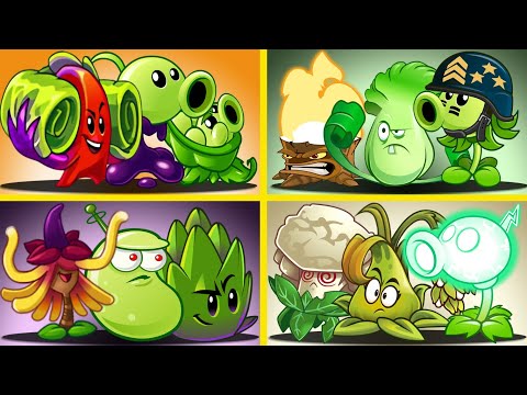 PvZ 2 4 Super Team Vs Team Zombies-That Team Plant Will Win?