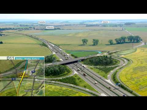 Dálnice D11, Osičky - Hradec Králové, stavba 1105-2