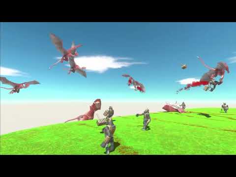 Mutant Primates VS Fantasy Beasts ALL UNITS Fight Battle ARBS | Animal Revolt Battle Simulator