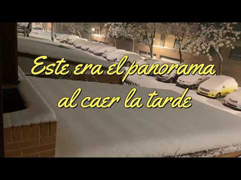 Madrid/La borrasca Filomena entra como un cuento de Narnia, paseando por las calles nevadas. Parte 1