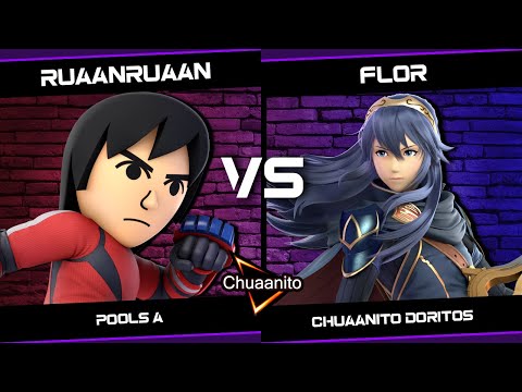 RuaanRuaan (Bayonetta/Mii Brawler) vs FLOR (Lucina/Cloud) - Chuaanito Doritos - Pool A