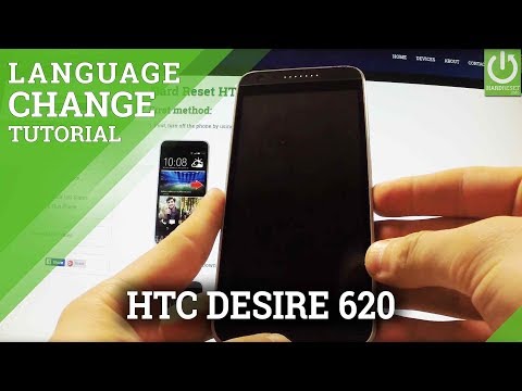 How to Change Language in HTC Desire 620 - Language Settings