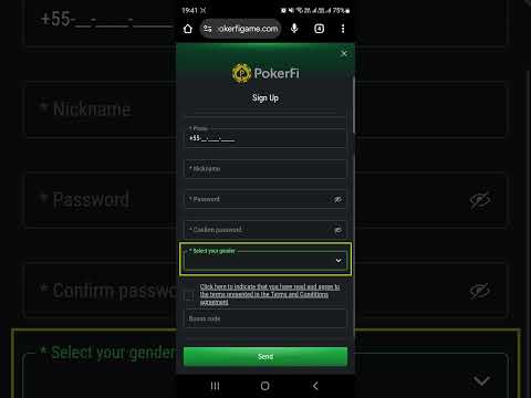 Video tutorial: How to register on PokerFi (Mobile version)