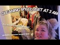 CLEANING MY HOARDER CLOSET AT 3 AM Disgusting
