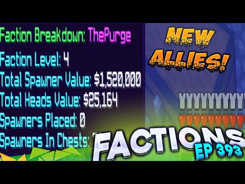 Minecraft Factions #393 - NEW Main Allie! (Minecraft Raiding)