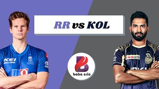 Live - RR vs KOL 12th Match  Dream11 Prediction