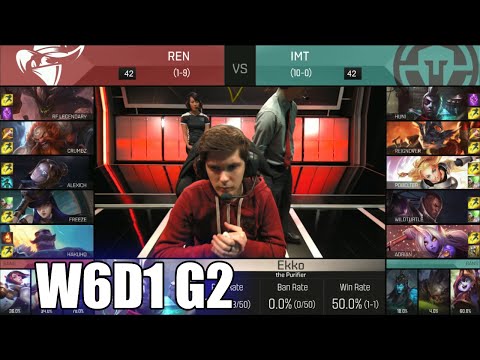 Renegades vs Immortals | Week 6 Day 1 S6 NA LCS Spring 2016 | REN vs IMT G2 W6D1