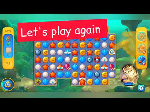 Fishdom 2022, no Boosters,  9674  level  -  прохождение без бустеров,  9674  уровень.