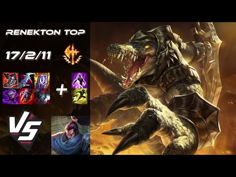 TOP Renekton vs Yasuo - NA Challenger Patch 25.S1.5