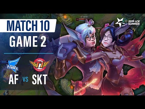 AF vs SKT | Match10 Game2 H/L | 2019 LCK Summer