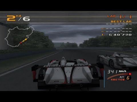 Enthusia Professional Racing | Audi R8 Team Goh 2004 HD PS2 Gameplay