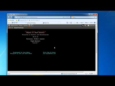 Play dwarf fortress in a web-browser. No plugins needed.