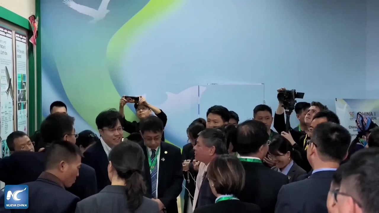 Pabellón de China, presente en la COP17 en Ereván, Armenia