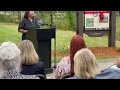Shipley Family Homestead Dedication Marilyn Keller Sings Amazing Grace
