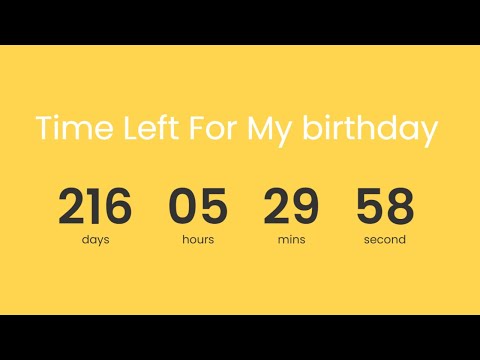 Countdown Timer Using Html Css And Javascript Source Code Day 43 Off 100 Days Project