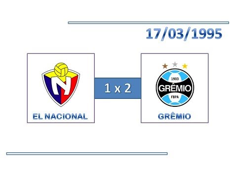 GOLS: El Nacional 1 x 2 Grêmio - 17/03/1995 - Copa Libertadores