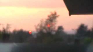 Glowing diamond shape UFO/orb in sky. Hertfordshire UK 16.10.11