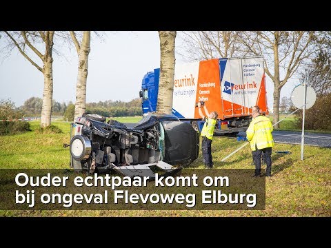 Ouder echtpaar komt om het leven bij ongeval Flevoweg Elburg - ©StefanVerkerk.nl