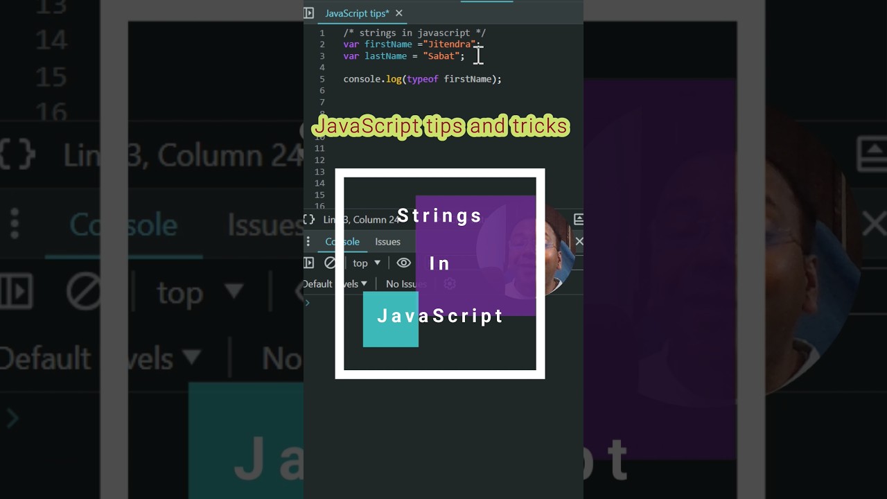 Strings in JavaScript #shorts #jsbyjs #interview