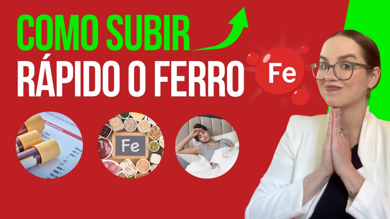 Melhor forma de repor ferro para subir mais rápido