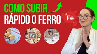 Melhor forma de repor ferro para subir mais rápido
