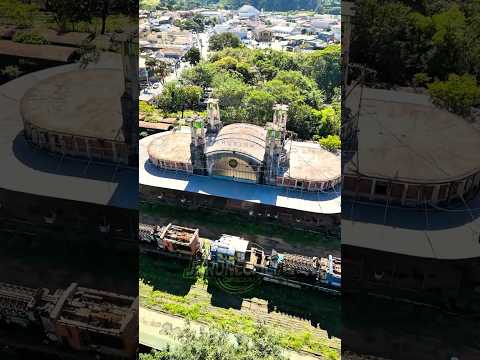 Estação de Mairinque vista de cima: Um voo histórico! 🚂☁️ (DJI Mini 4 Pro)