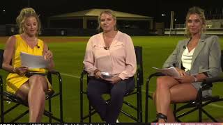 Kelsey Riggs & Alex Powers Both Showing off Hot Legs on the ACC Network!