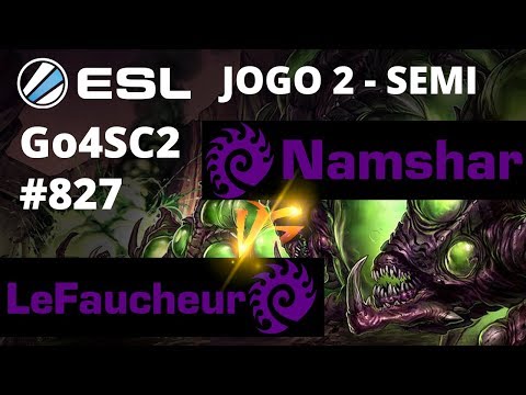 StarCraft 2 - Namshar vs LeFaucheur (ZvZ) Jogo 2 - SEMI - Go4SC2 Europe Cup #827 [PT-BR]