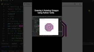 How To Draw A Rotating Octagon Using Python Turtle Graphics
