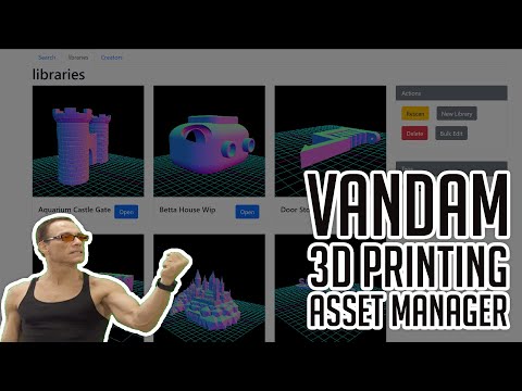 Manage 3D Printing Assets in Docker with VanDAM