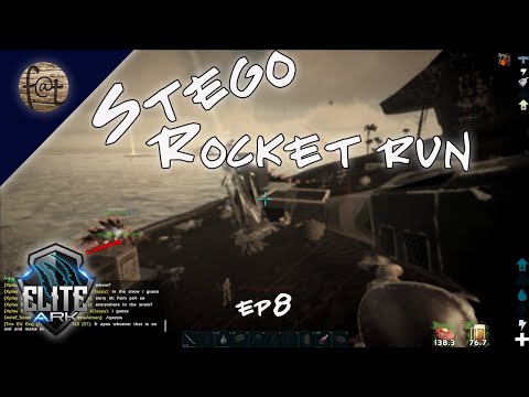 Stego Rocket Run!! Pearl Cave Defense 3 Ark -Mas Day 16 PVP EP 8