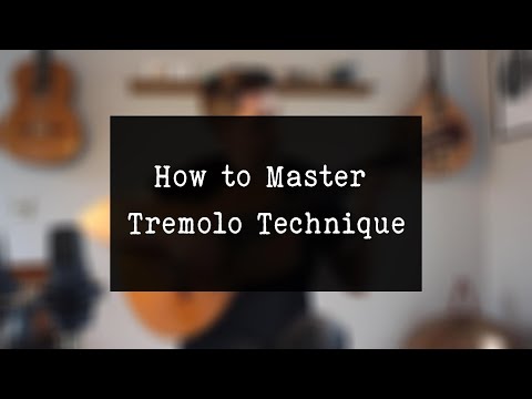 The Secrets of Mastering Tremolo Technique (Classical Guitar) - PART ONE