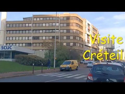 Visite Créteil (94000) 4K- Driving- French region
