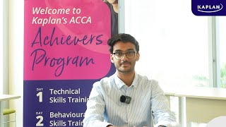 Kaplan's Achievers Program | Hear from our students