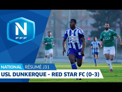 J31: USL Dunkerque - Red Star FC ( 0-3), le résumé I National FFF 2018