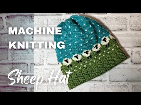 Sheep Hat on the LK 150 Knitting Machine