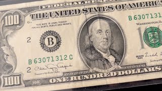 How Much Is a 1990 100 Dollar Bill Worth In Very Fine Condition