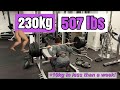 SQUAT PR WENT UP 22 LBS IN 3 DAYS //PR Madness/ Episode #07