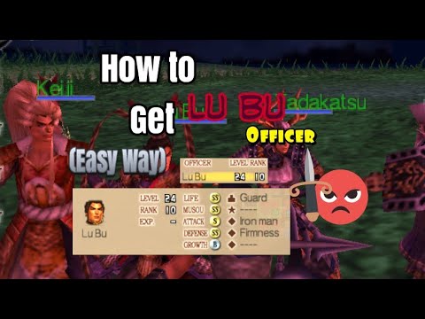 How to get Lu Bu (Easy Way) || Dynasty Warrior vol.2 [ppsspp]