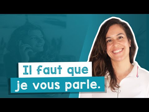 How to use "il faut" in French - A2 [with Alicia]