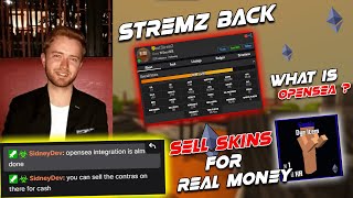 WHAT IS NFT IN KRUNKER? SELL SKINS FOR REAL MONEY  ( CRYPTO )! STREMZ BACK TO KRUNKER AFTER A MONTH