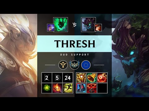 Thresh Support vs Maokai - EUW Challenger Patch 25.20