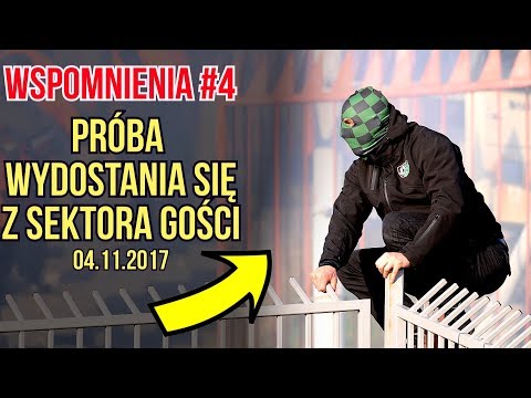 WSPOMNIENIA #4 - próba wydostania się z sektora gości na meczu Jastrzębie - ROW (04.11.2017 r.)