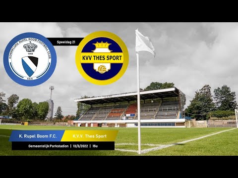Samenvatting K. Rupel Boom F.C. (1) - (0) Thes Sport