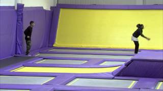 Kieran Alleyne and AJ King- trampoline