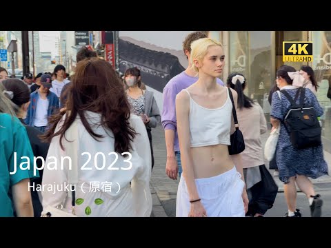 4k hdr japan travel | Walk in Harajuku（原宿）Tokyo japan |  Relaxing Natural City ambience